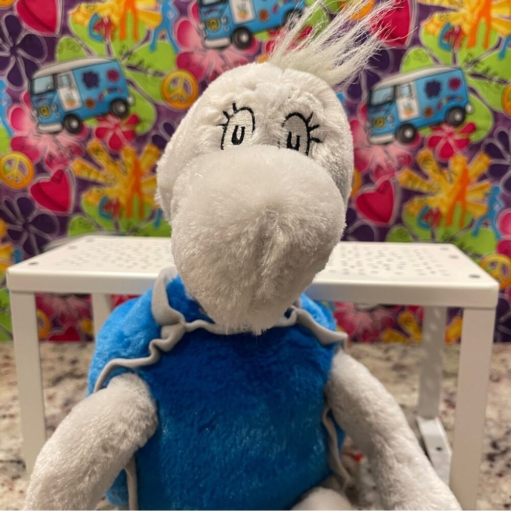 Kohl's Cares Dr Seuss yertle the turtle 13" plush Toy Blue and White Accents
